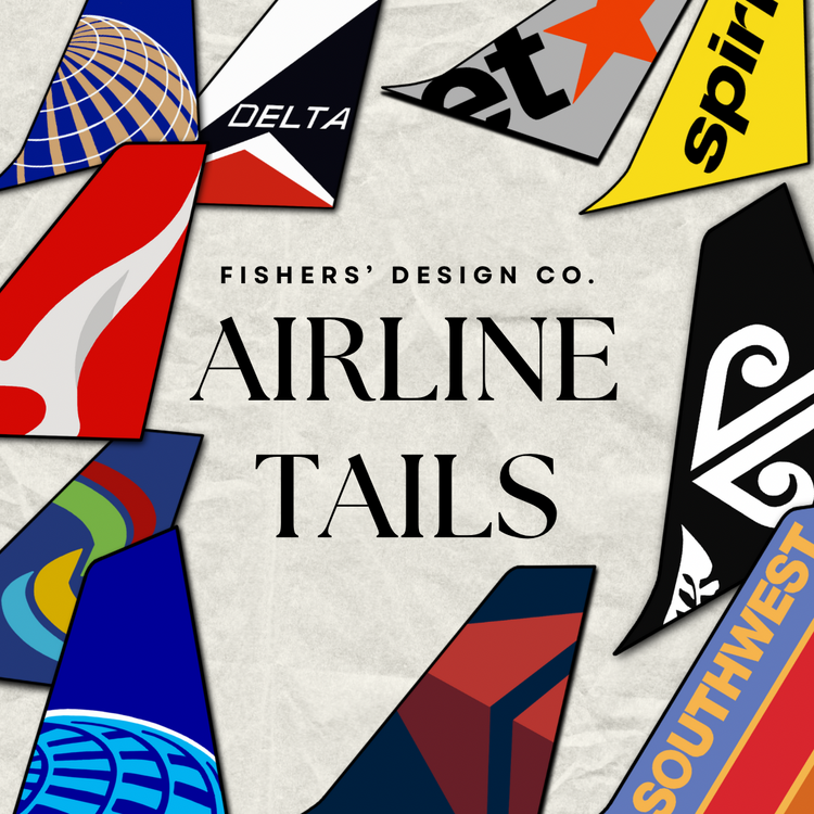 Airline Tail Stickers