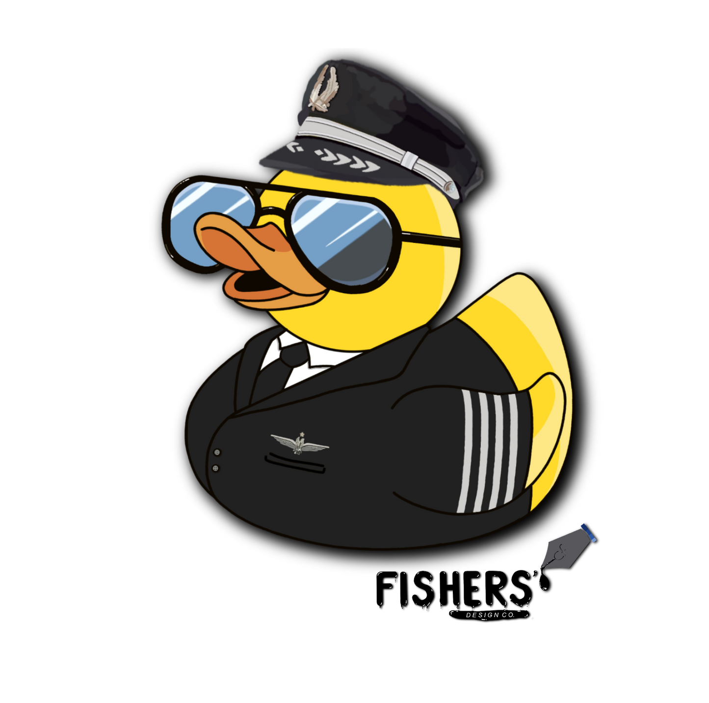 American Airlines Captain Duck Sticker