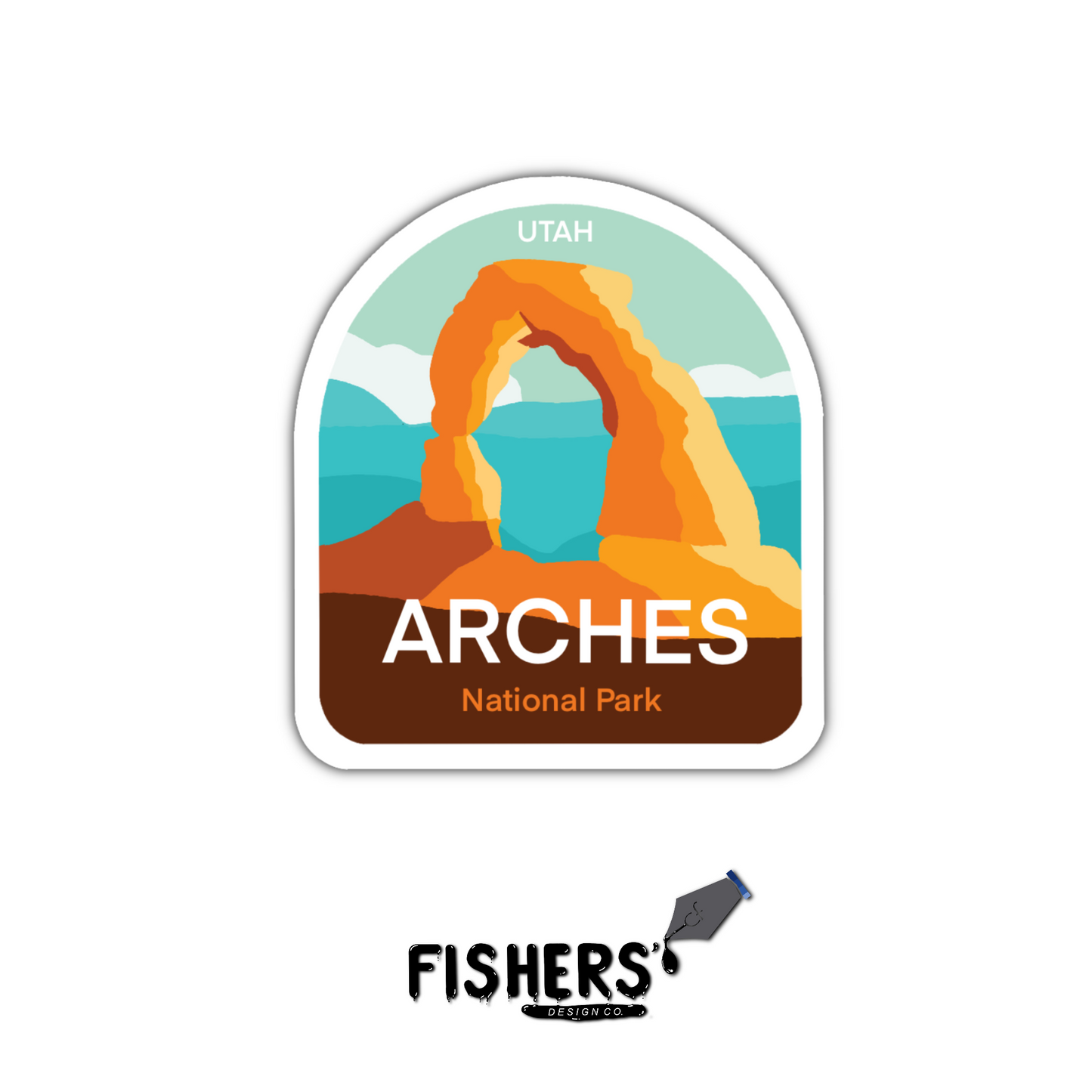 Arches National Park Sticker!