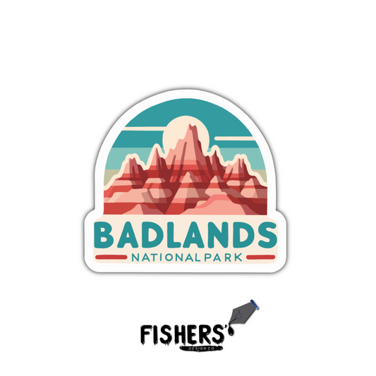Badlands National Park Sticker