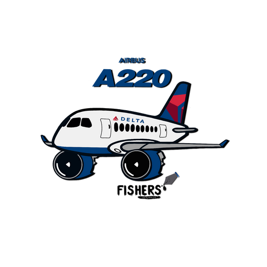 Delta Airlines A220 Sticker