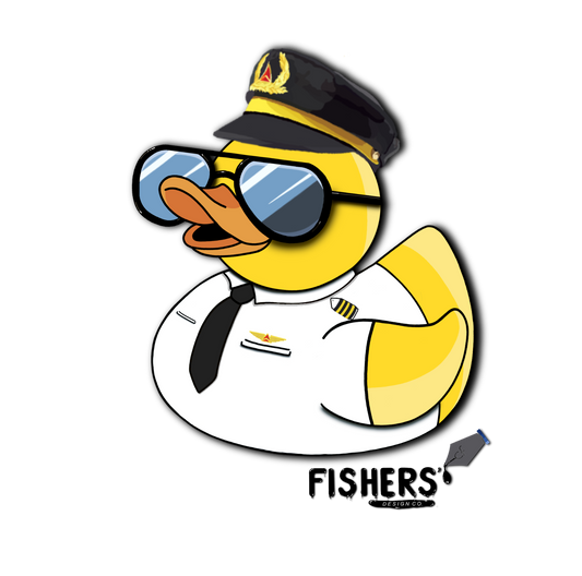 Delta Airlines First Officer Duck Sticker!