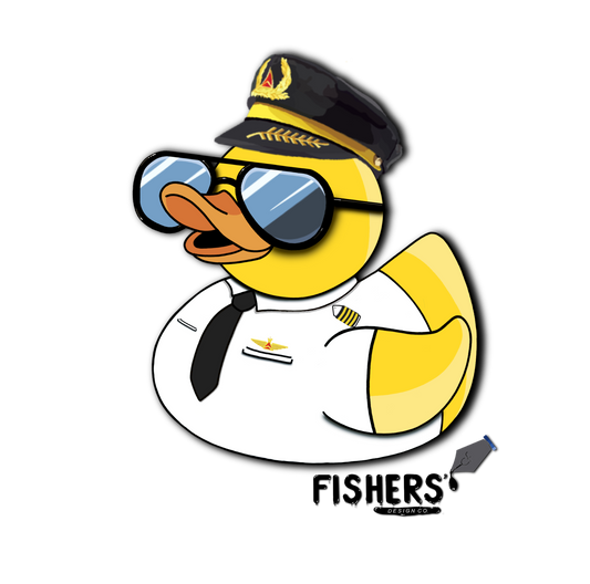 Delta Airlines Captain Duck Sticker