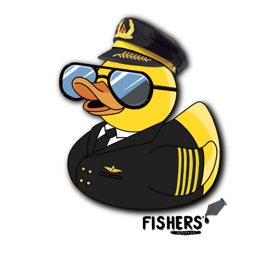 Delta Airlines Captain Duck Sticker