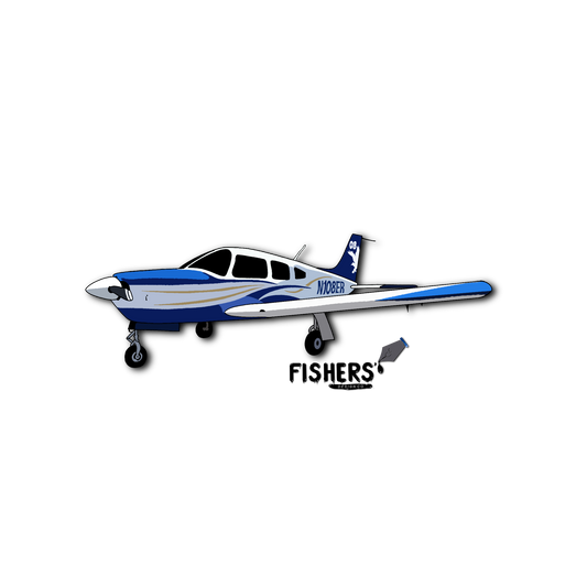 Embry- Riddle Piper Arrow Sticker