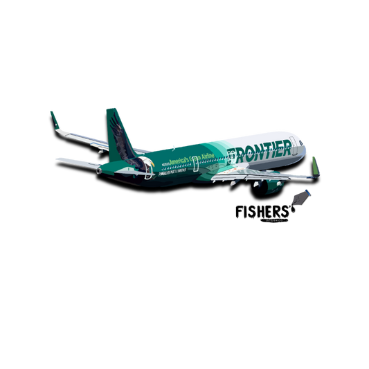 Frontier A321 NEO Flying Sticker