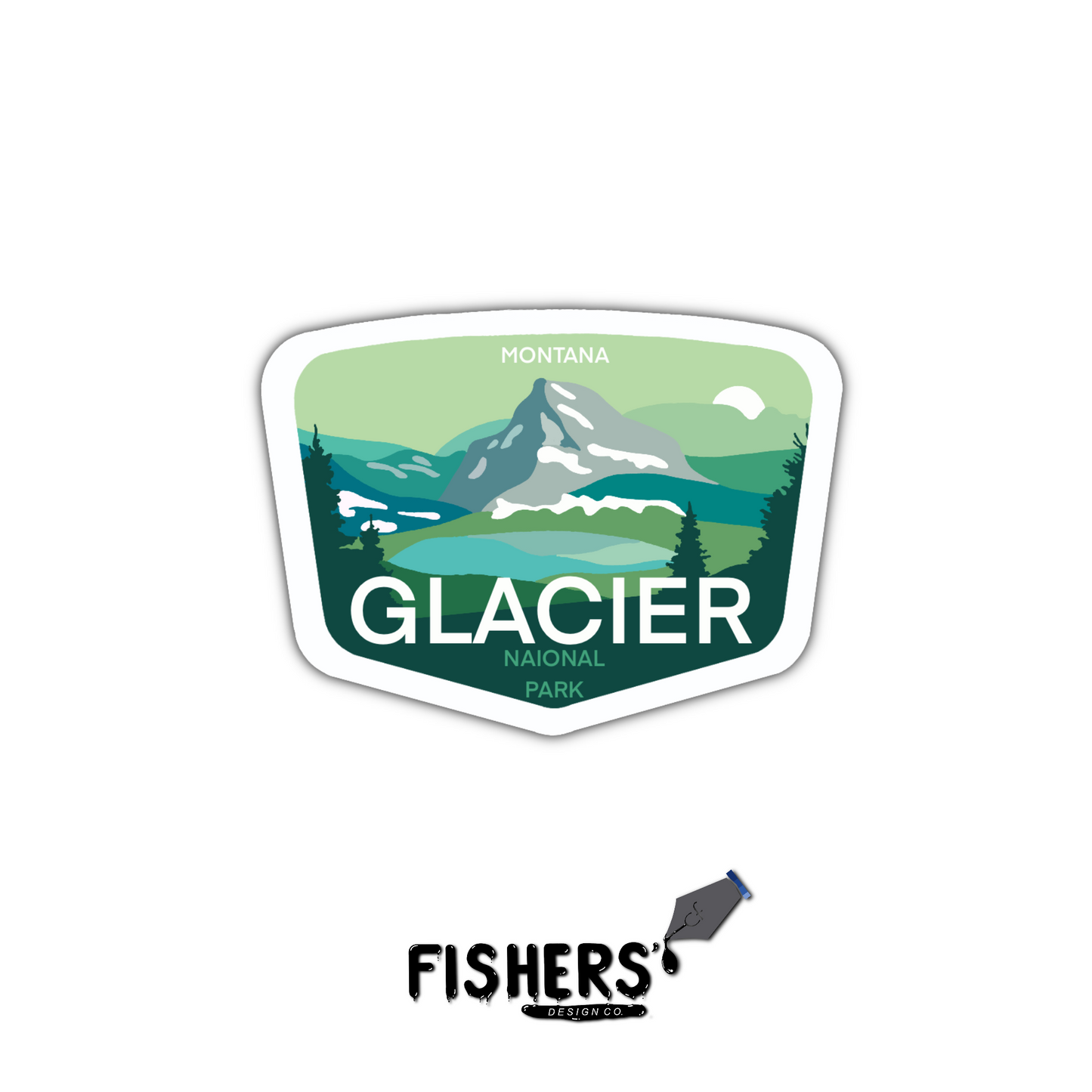 Glacier National Park Sticker