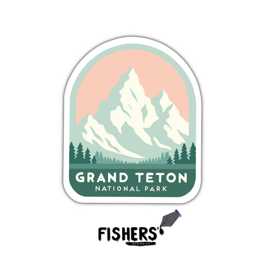 Grand Teton National Park Sticker!