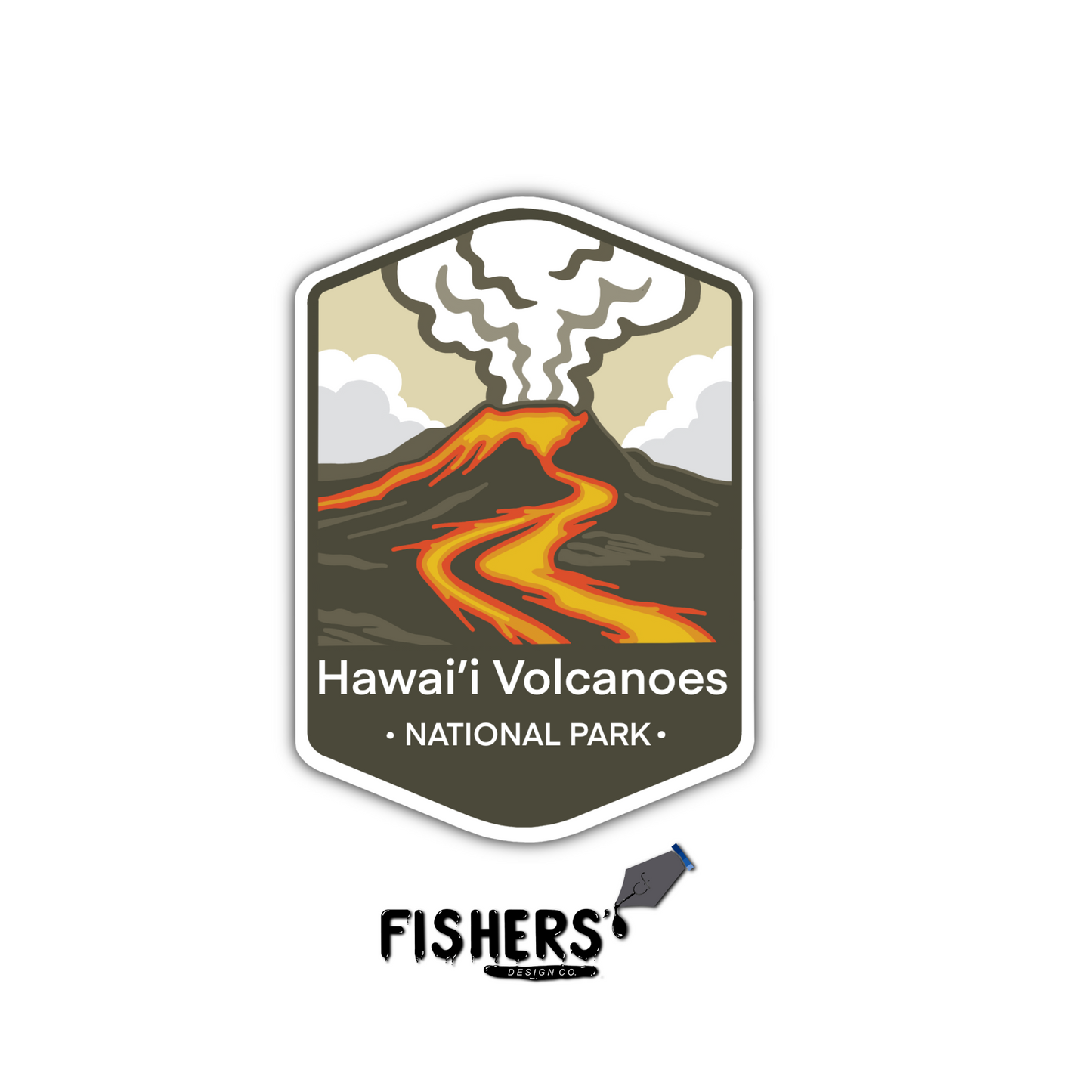 Hawai'i Volcanoes National Park Sticker!