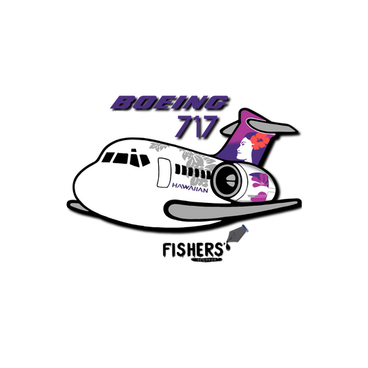 Hawaiian Airlines 717 Sticker