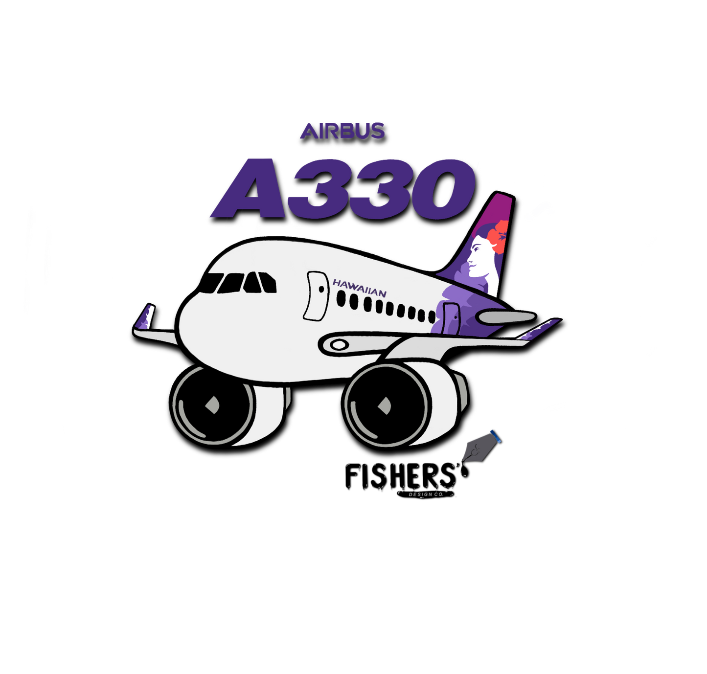Hawaiian Airlines A330 Sticker!
