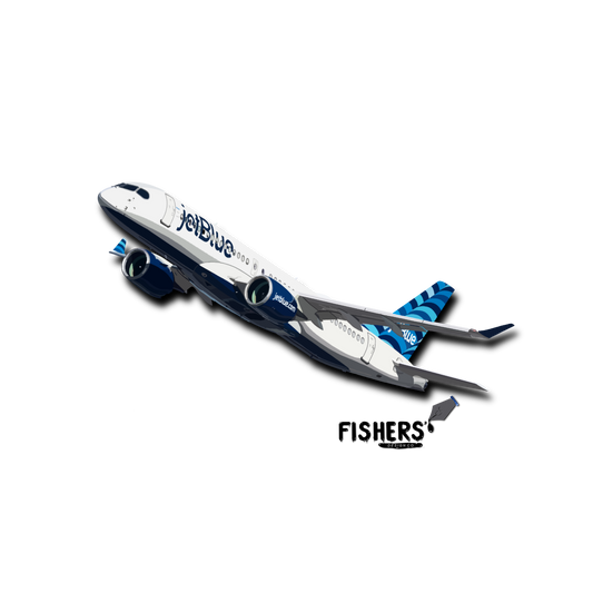 JetBlue Airbus A220 Sticker