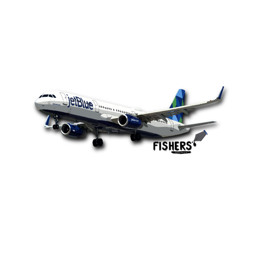 JetBlue Airbus A321 Sticker