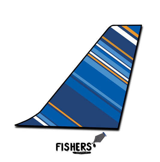 JetBlue "Barcode" Tail Sticker