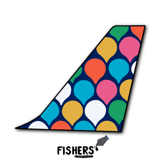 JetBlue "Vacations" Tail Sticker