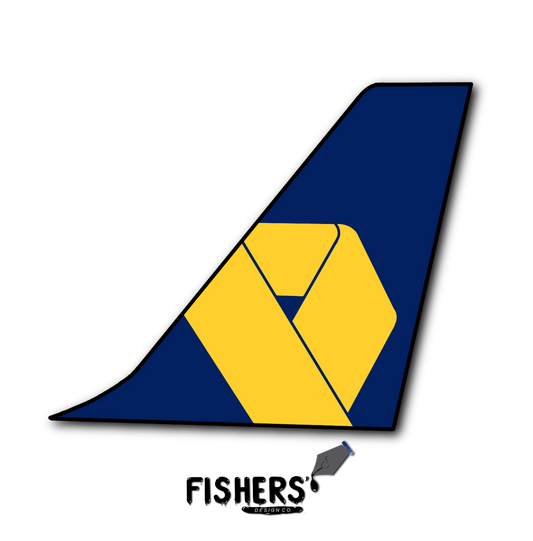 JetBlue "Vets in Blue" Tail Sticker