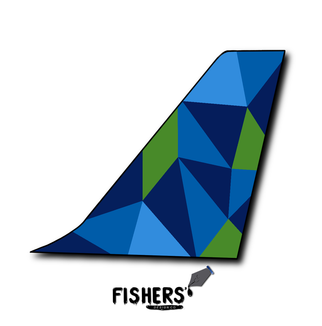 JetBlue "Prism" Tail Sticker