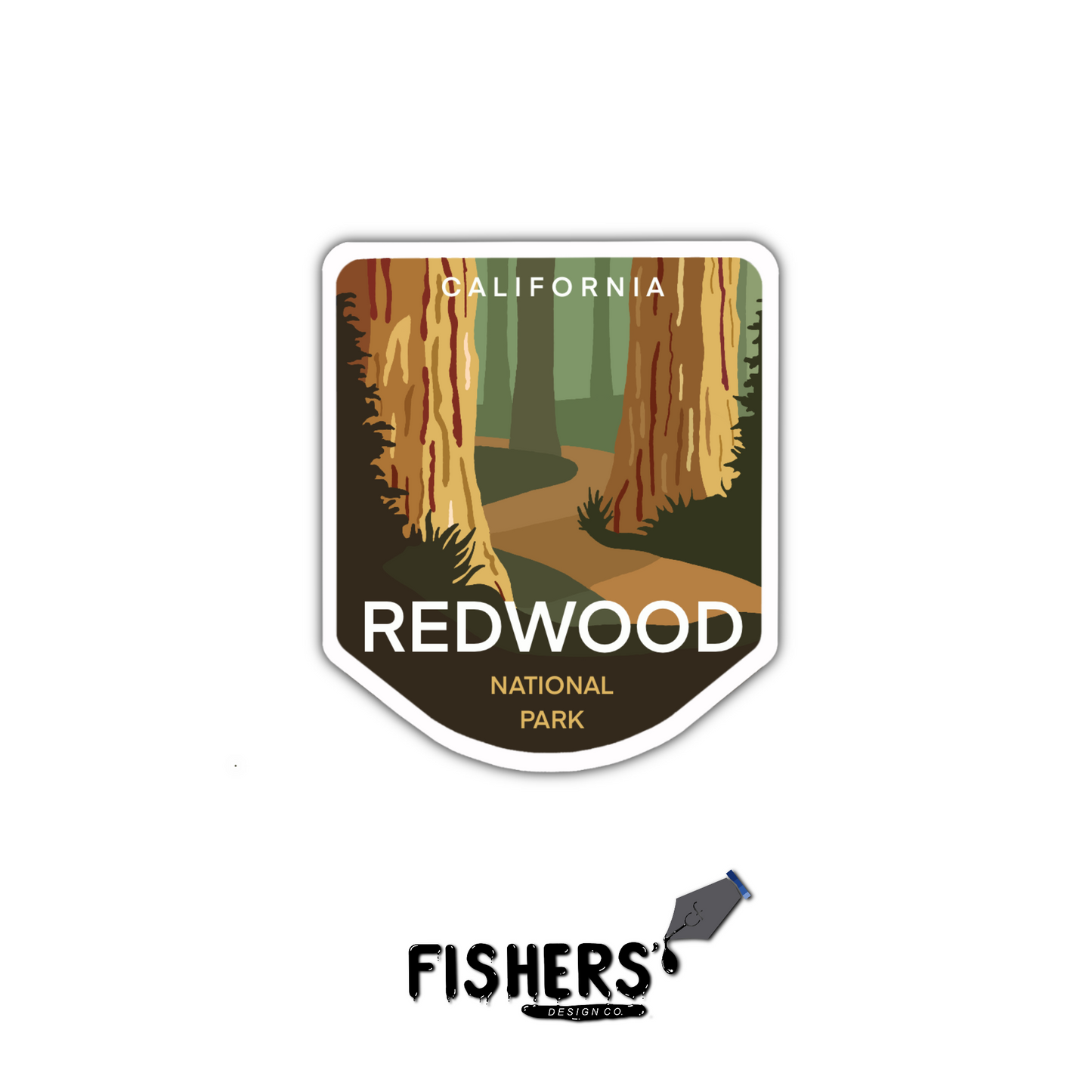 Redwood National Park Sticker!