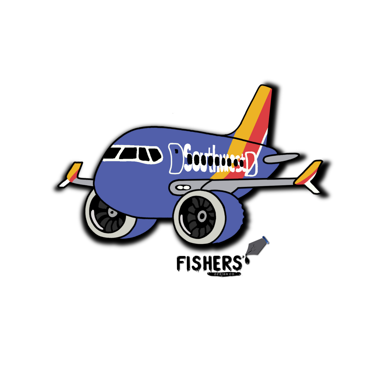 Southwest Airlines 737 Sticker