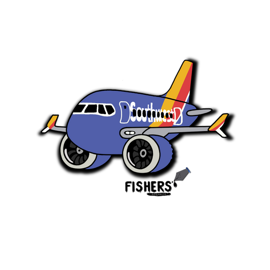 Southwest Airlines 737 Sticker