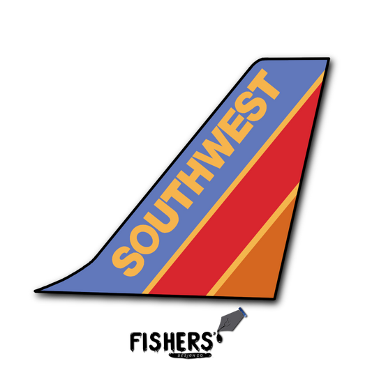 Southwest Airlines Tail Sticker