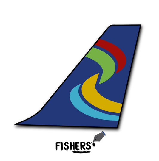 Spirit Airlines "Old Livery" Tail Sticker