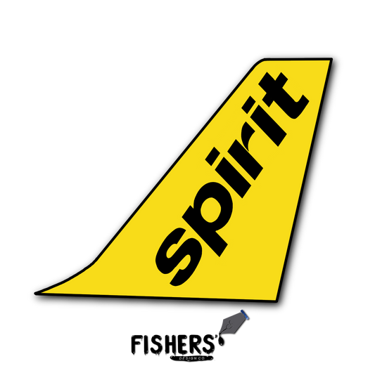 Spirit Airlines Tail Sticker