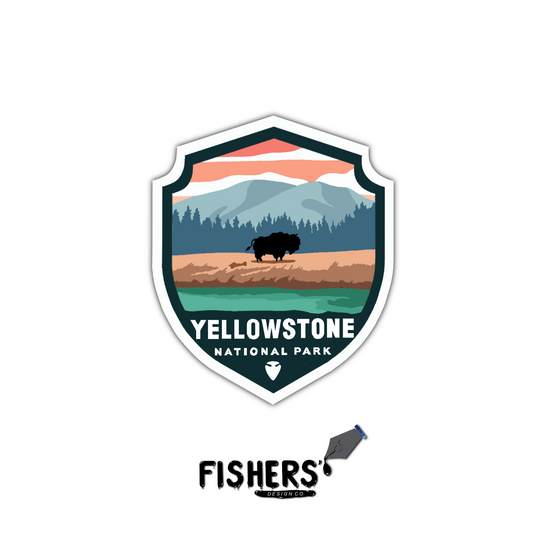 Yellowstone National Park Sticker