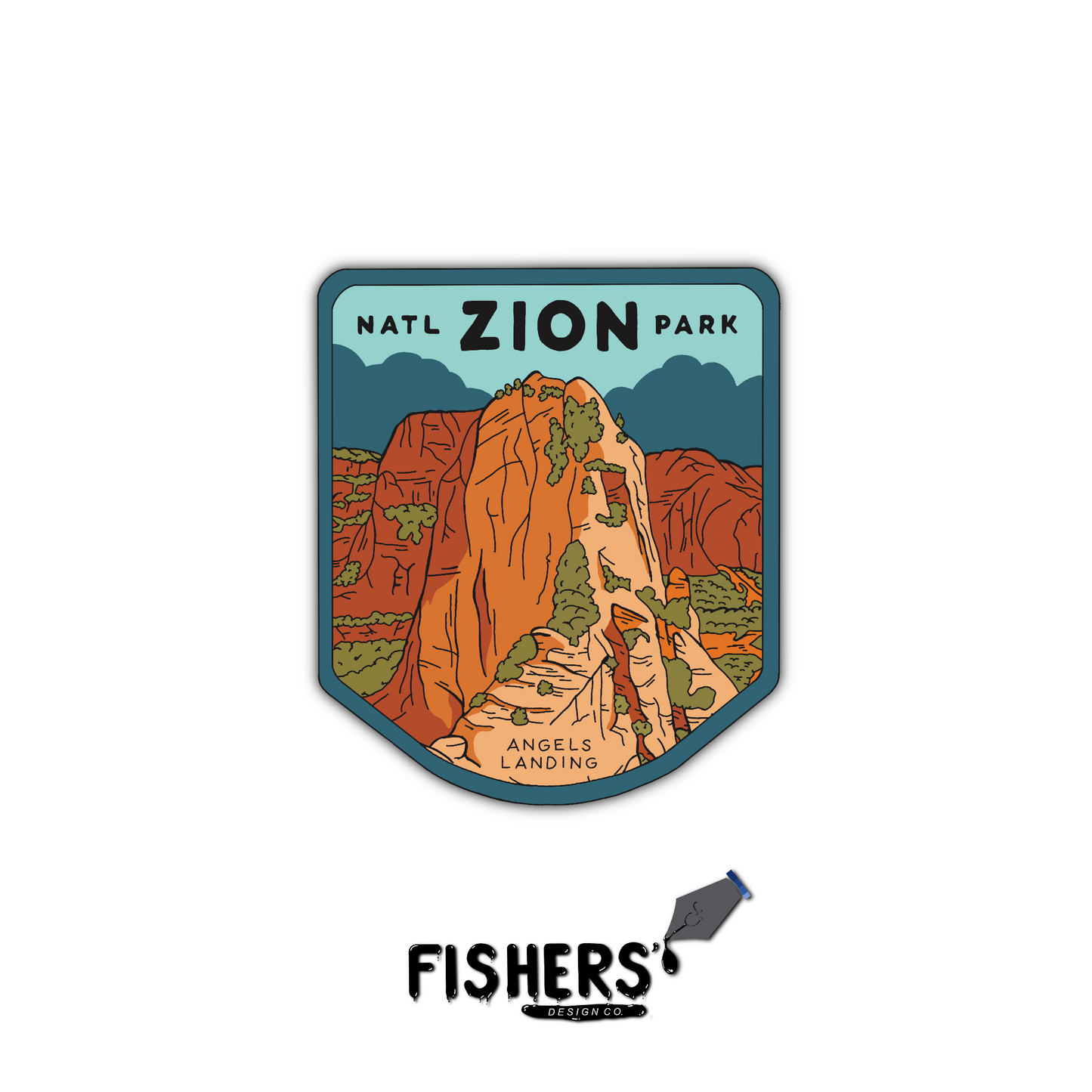 Zion National Park Sticker