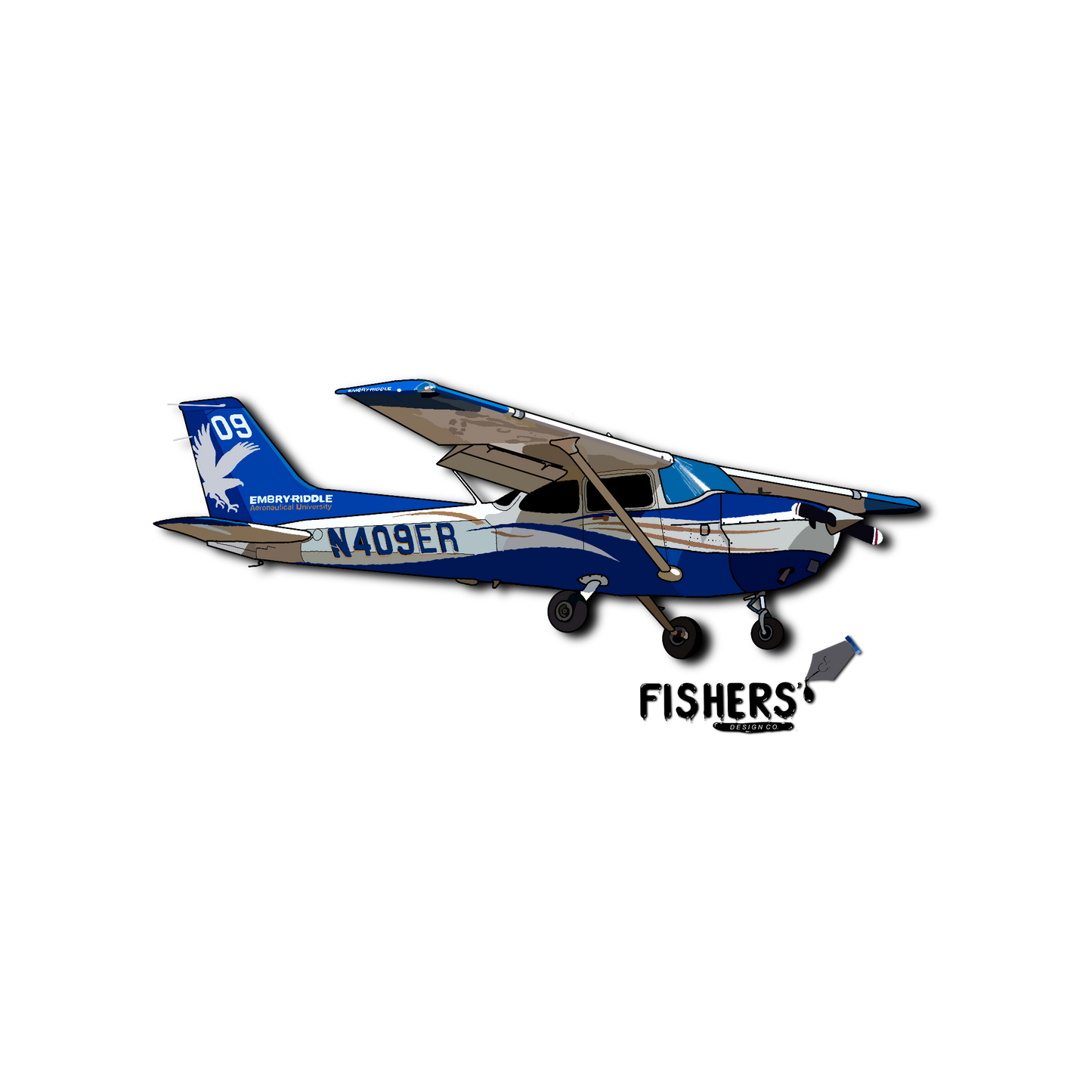 Embry-Riddle Cessna 172S Sticker