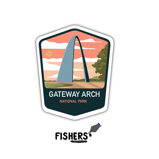 Gateway Arch National Park Sticker!