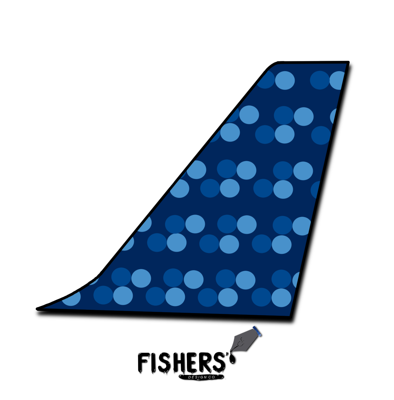 JetBlue "Bubbles" Tail Sticker