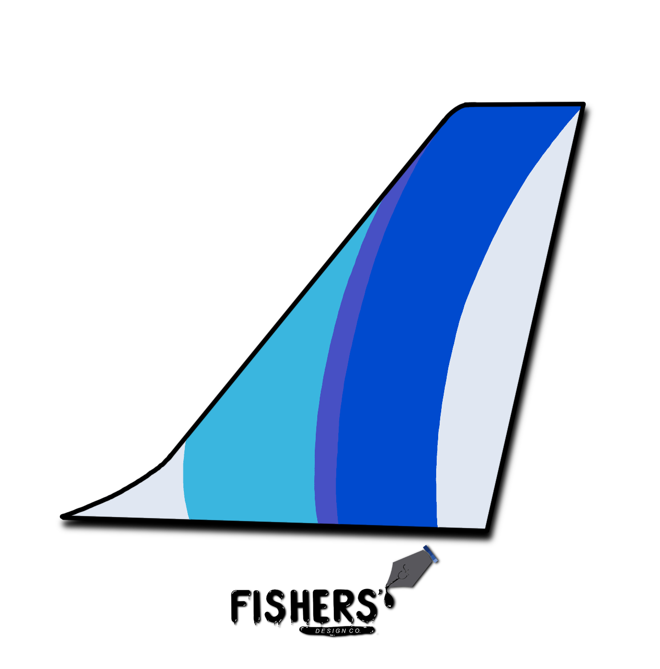 JetBlue "New A220" Tail Sticker